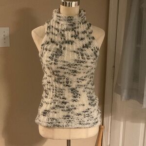 NWOT Zara Black, White, Grey Turtleneck Sweater Size S